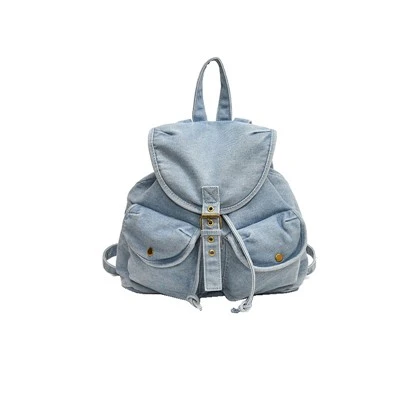 Rucsac Denim Femei Capacitate Mare