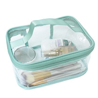 Geantă transparentă pentru cosmetice de călătorie